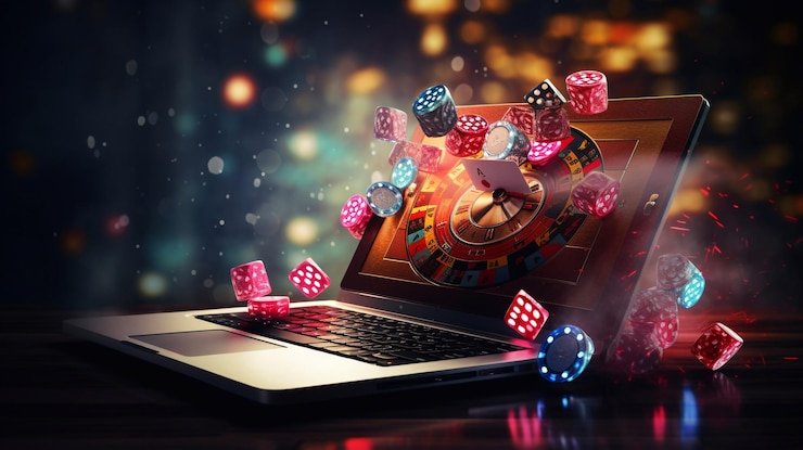 Pengguna bermain dengan perangkat mobile di platform hiburan online